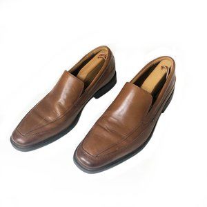 Clarks Cushion Leather Slip On Dress Shoes EUC 8.5
